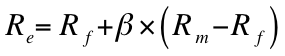 Capital Asset Pricing Model (CAPM)Z