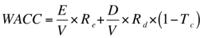 WACC Formula